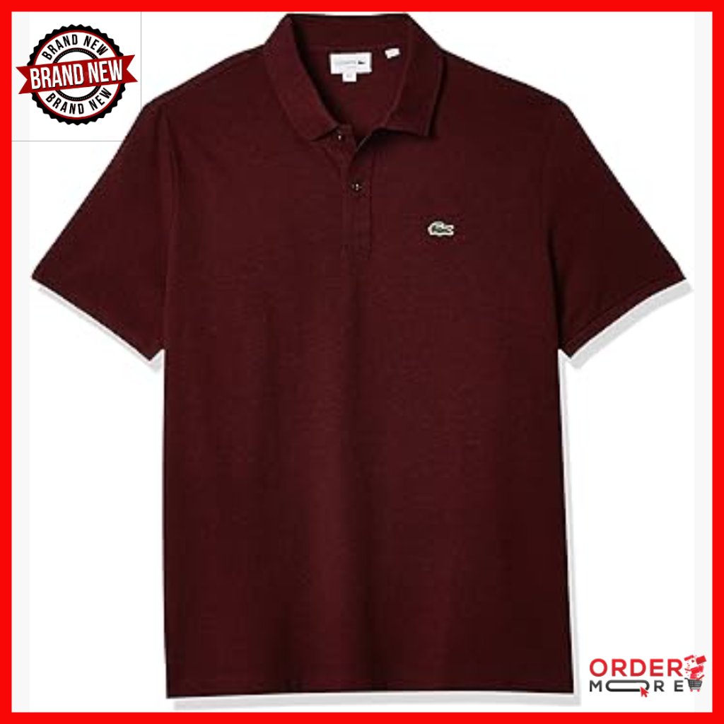 Slim Fit Cotton Polo Shirt For Golf And Casual Wear